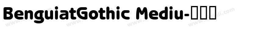 BenguiatGothic Mediu字体转换